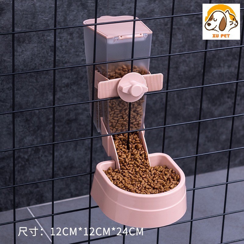 Khay Đựng Thức Ăn Treo Chuồng Tự Động Cho Chó Mèo - Bát Đựng Thức Ăn Cho Chó Mèo