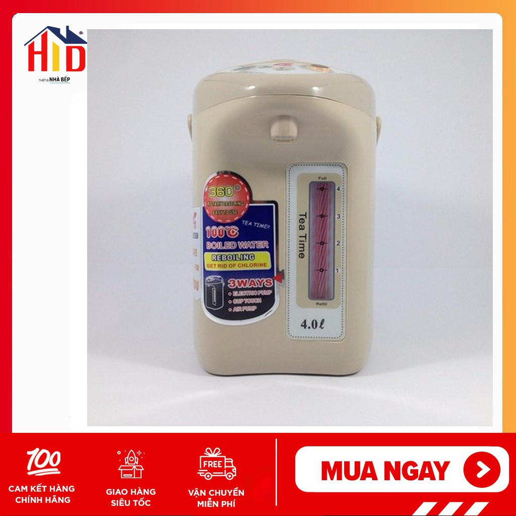 Bình Thủy Điện Đun Nước JIPLAI JL-608 4 Lít Chính hãng Thái Lan