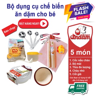  Bộ dụng cụ chế biến ăn dặm cho bé an toàn tiện lợi - Nguyễn Thị Miện 