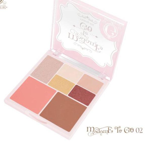 (hàng Mới Về) Bộ Dụng Cụ Trang Điểm Madam Gie To Go Cff12 | BigBuy360 - bigbuy360.vn