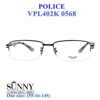 Gọng Kính Unisex Police VPL402K