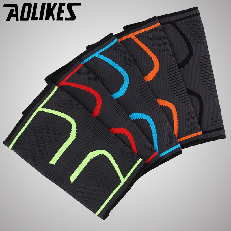 Bó bảo vệ khớp đầu gối AOLIKES A-7718 đàn hồi thoáng khí running anti-skid Kneepad