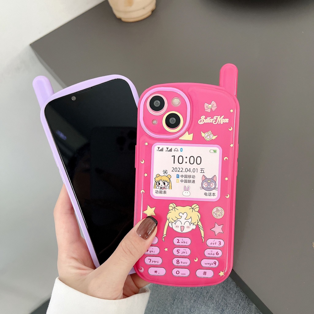 Ốp Điện Thoại Tpu In Hình Chó Hồng Thiết Kế Thời Trang Chống Sốc Cho iPhone 14 / 13 / 12 / 11 / XS