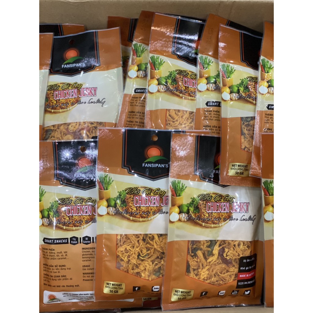 (Sale Sốc) Đồ Ăn Vặt Khô Gà Cay Fansipan Thơm Ngon - Khô Gà Gói- Khô Gà Cay- Khô Gà Lá Chanh | BigBuy360 - bigbuy360.vn