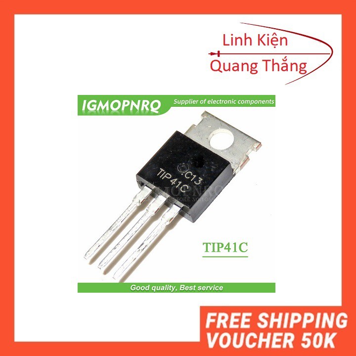 TIP41C TO220 TRANS NPN 6A 100V