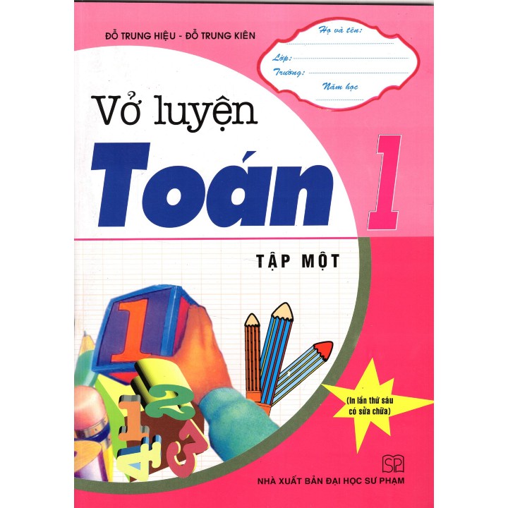 Sách - Vở Luyện Toán 1 Tập 1 - Nhà Sách Hồng Ân