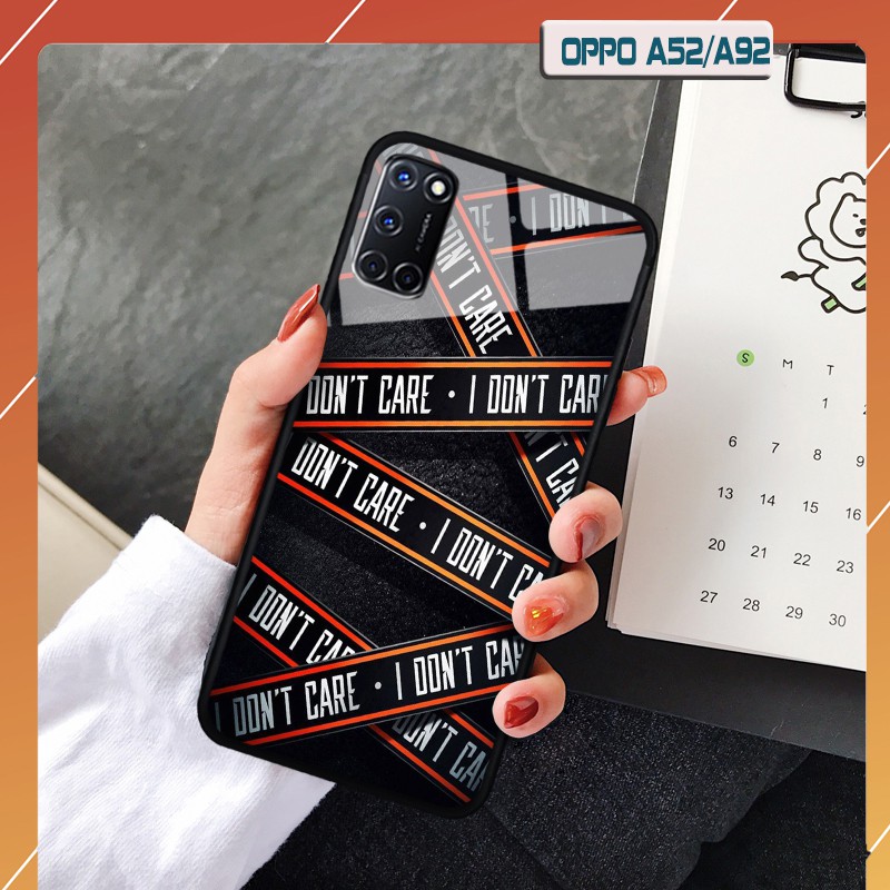 Ốp lưng kính 3D Oppo A52 - A92