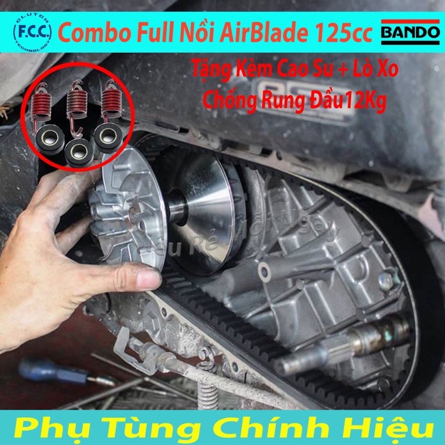 Bộ nồi honda air blade 125 - bộ côn ab 125 chính hãng fcc