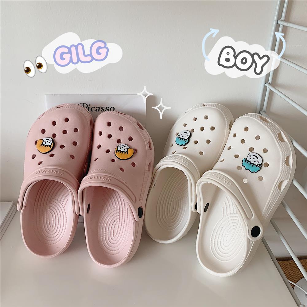 Dép Crocs Chống Trượt Họa Tiết Hoạt Hình Xinh Xắn Dành Cho Bé / Size 36-45