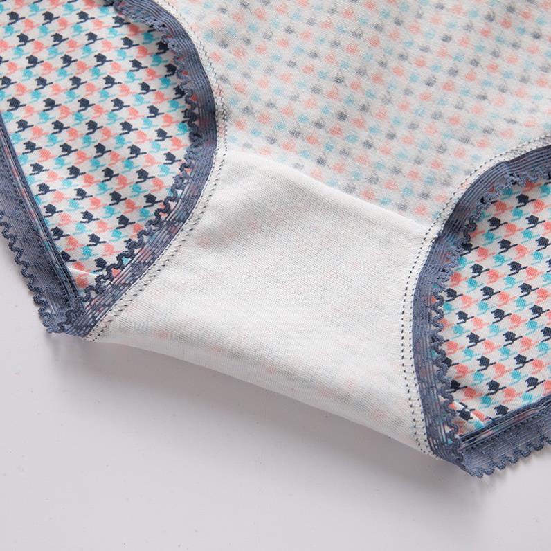 Quần Lót Nữ Cotton Nâng Mông Trẻ Trung Gợi Cảm Phối Hoạ Tiêt 0742