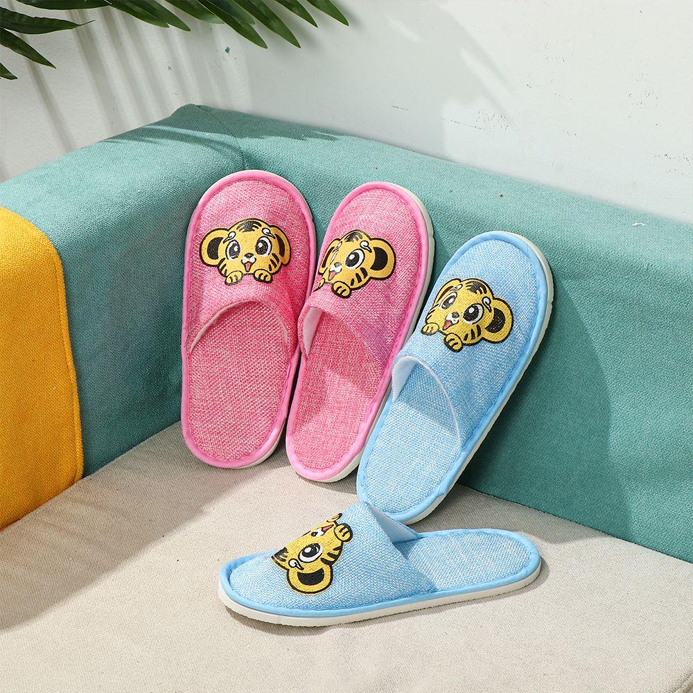 CACTU 1 Đôi Dép Đi Trong Nhà Đế Dày Chống Trượt Thoáng Khí Cho Bé