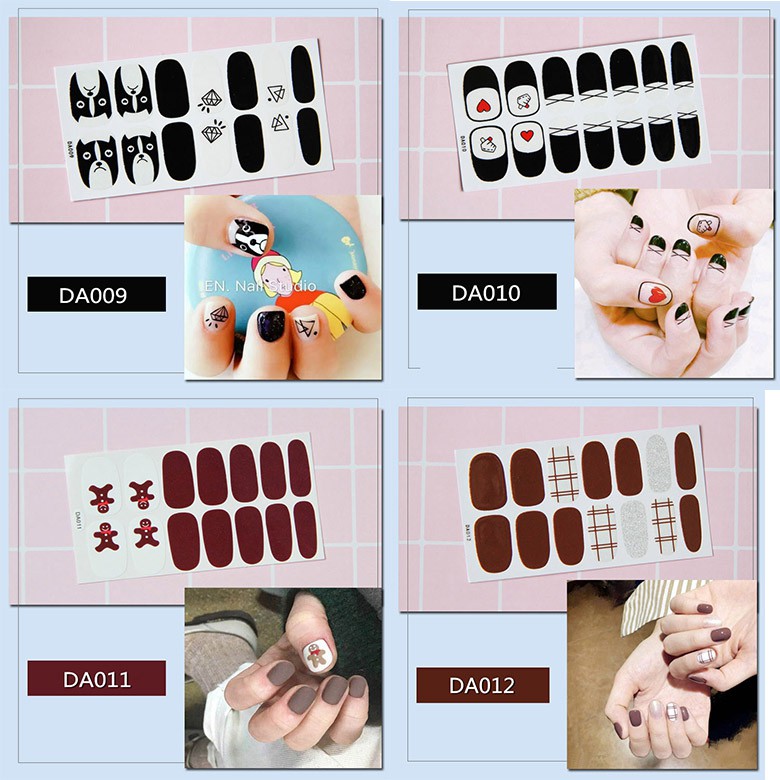 Nhãn dán móng tay trang trí nghệ thuật 3D DA001-DA020 | BigBuy360 - bigbuy360.vn