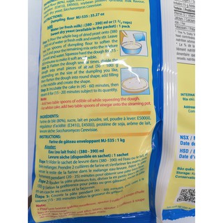 [1 Kg] Bột làm bánh bao [VN] MIKKO Dumpling Flour (halal) (btn-hk)