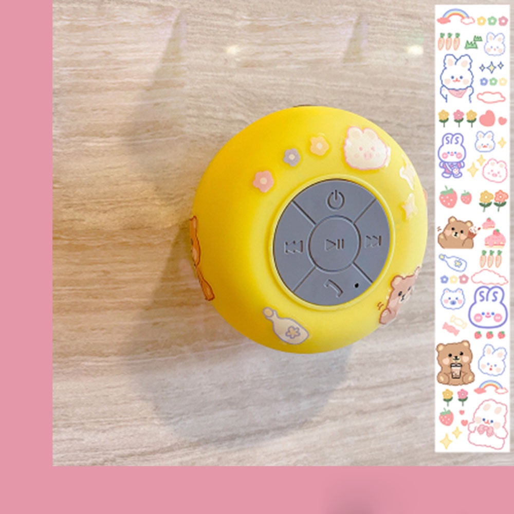 Loa Bluetooth Mini Dính Tường Nhỏ Gọn Dễ Thương/ Thiết Bị Nghe Nhạc Không Dây Phòng Tắm Chống Nước HOT TREND L00005