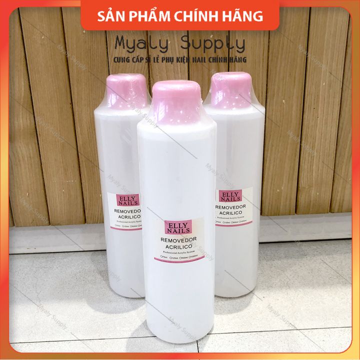 Acetone Phá Gel Móng Chính Hãng Elly Nail Remover 1000ml SP000159