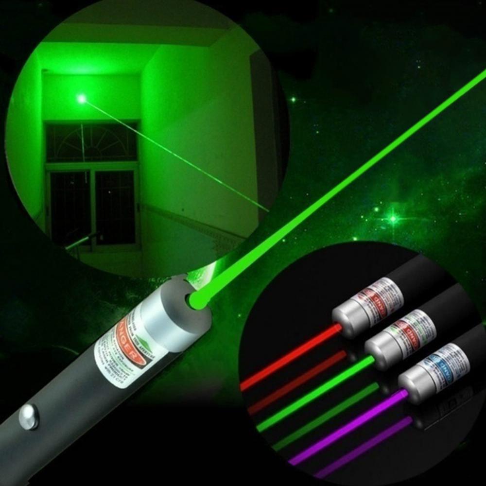 Bút chiếu tia laser 3 màu siêu bền vui nhộn cho mèo 5mw ánh sáng đỏ, xanh lá cây và tím đèn pin laser Bút chiếu laze cường độ cao