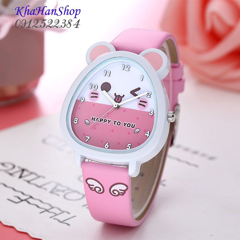 Đồng hồ trẻ em  W07-H màu hồng giá tốt