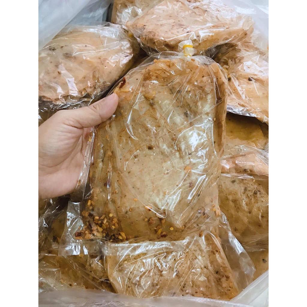 Q.10 - 1 Bịch Lớn (100gam)  Bánh Tráng Muối Nhuyễn Xì Ke Tỏi [SIÊU CAY - SIÊU NGHIỆN] - Bánh Tráng Tây Ninh
