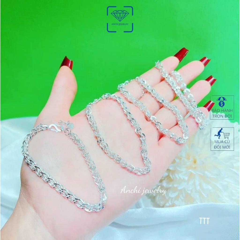 Lắc tay đuôi phụng, chuẩn bạc ta cao cấp sáng đẹp - Anchi jewelry