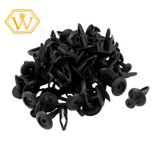Bộ 50 đinh tán bằng nhựa 8mm tiện lợi dành cho tấm chắn xe hơi
