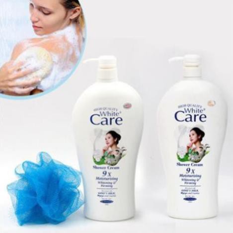 [ HÀNG CHÍNH HÃNG ]Sữa tắm dê White Care trắng mịn 1200ml - Sữa tắm Thái Lan chính hãng.