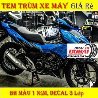 Tem Trùm Winner X Xanh Đen
