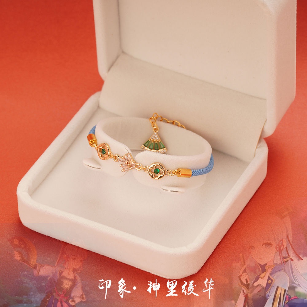 Genshin impact Vòng Đeo Tay Yae Miko fox zircon Kaedehara KazuhaXiao Zhongli Chính Hãng Ấn Tượng Làm Quà Tặng Cho Nữ VN11
