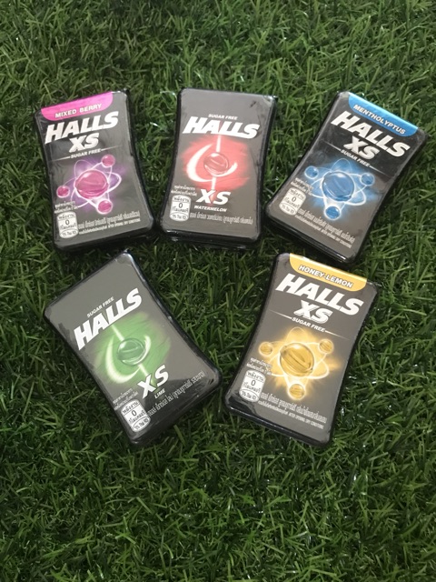 KẸO NGẬM CAI THUỐC LÁ Sugar Free Halls