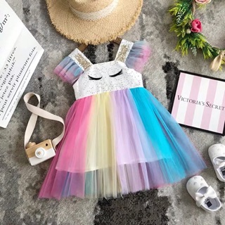 Váy cầu vồng ngựa poly