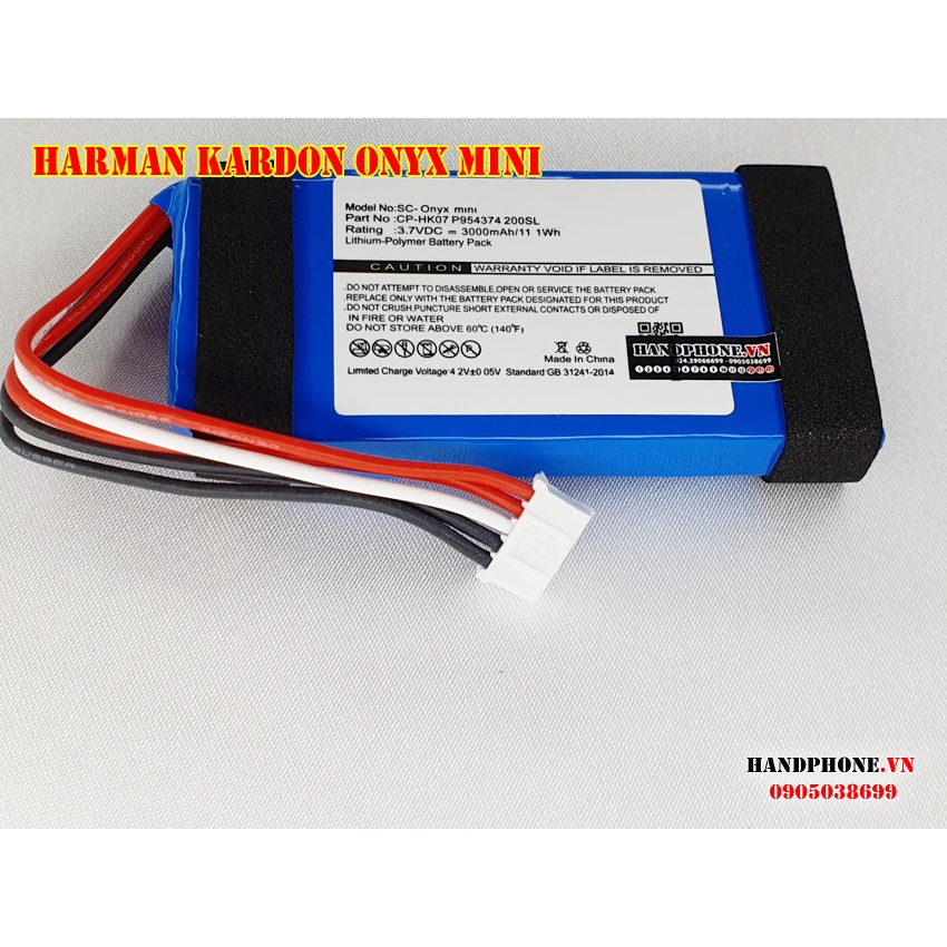 Pin CP-HK07 cho Loa Bluetooth Harman Kardon Onyx Mini dung lượng cao 3000mAh