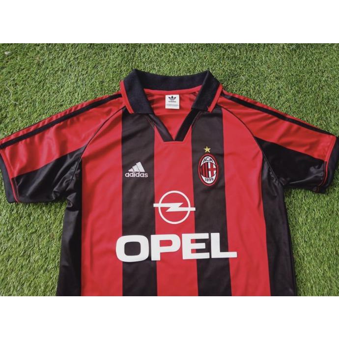 Áo thun thể thao Ac Milan 1998 phong cách Retro