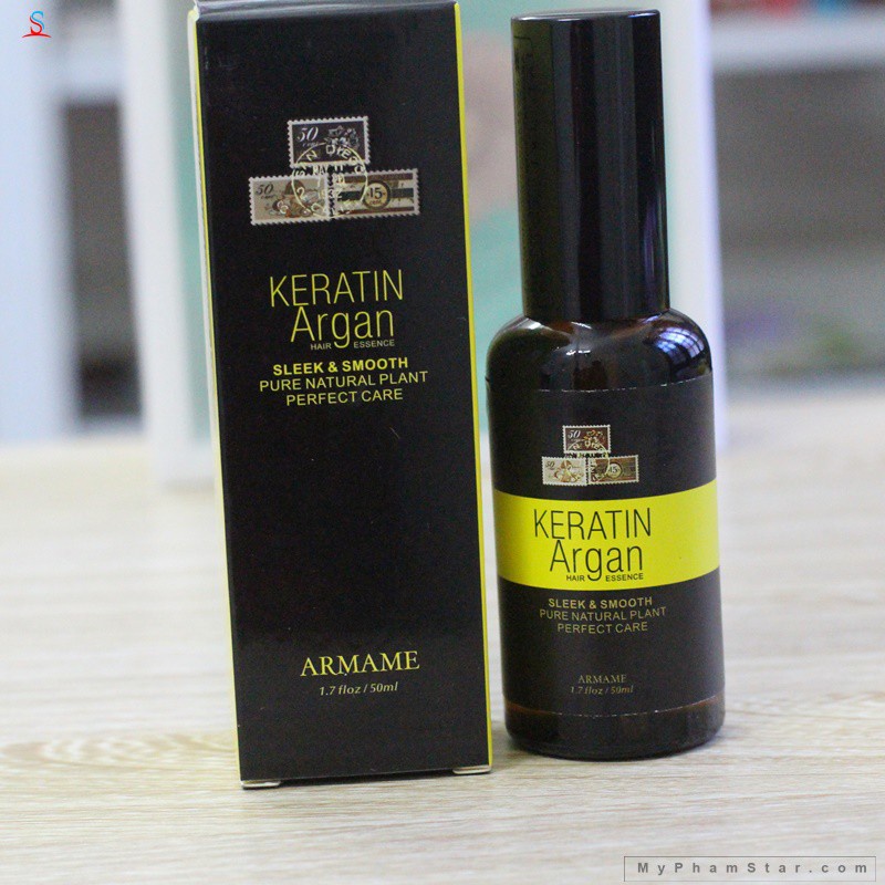 Tinh dầu dưỡng tóc Keratin Argan Armame 50ml