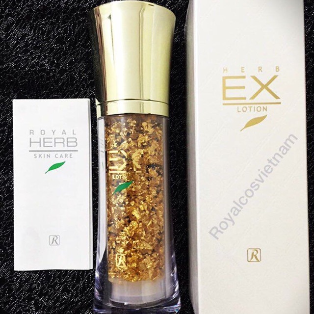 Royal Herb EX Lotion - Gel huyết thanh chăm sóc và phục hồi da mặt đặc biệt (Dòng Mỹ Phẩm cao cấp nội địa Nhật Bản)