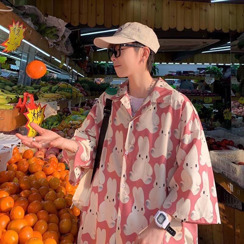 Áo Sơmi Lụa Tay Lở Unisex Hoạ Tiết Nhiều Mẫu Kèm Ảnh Thật