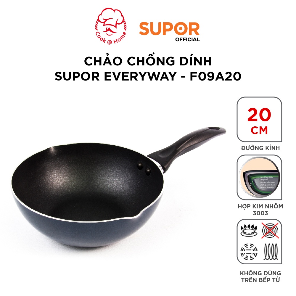 Chảo chống dính Supor Everyway F09A20-20cm