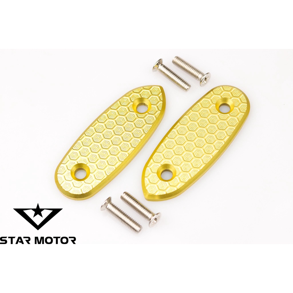Nắp bịt chân gương Brembo gắn R15v3, R1, R3, R6 Nhôm đúc CNC cực đẹp