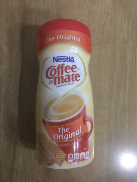 Bột kem sữa béo pha cafe, làm trà sữa, làm kem Nestle Coffee Mate hộp 425gr của Mỹ, date thang 01/2023