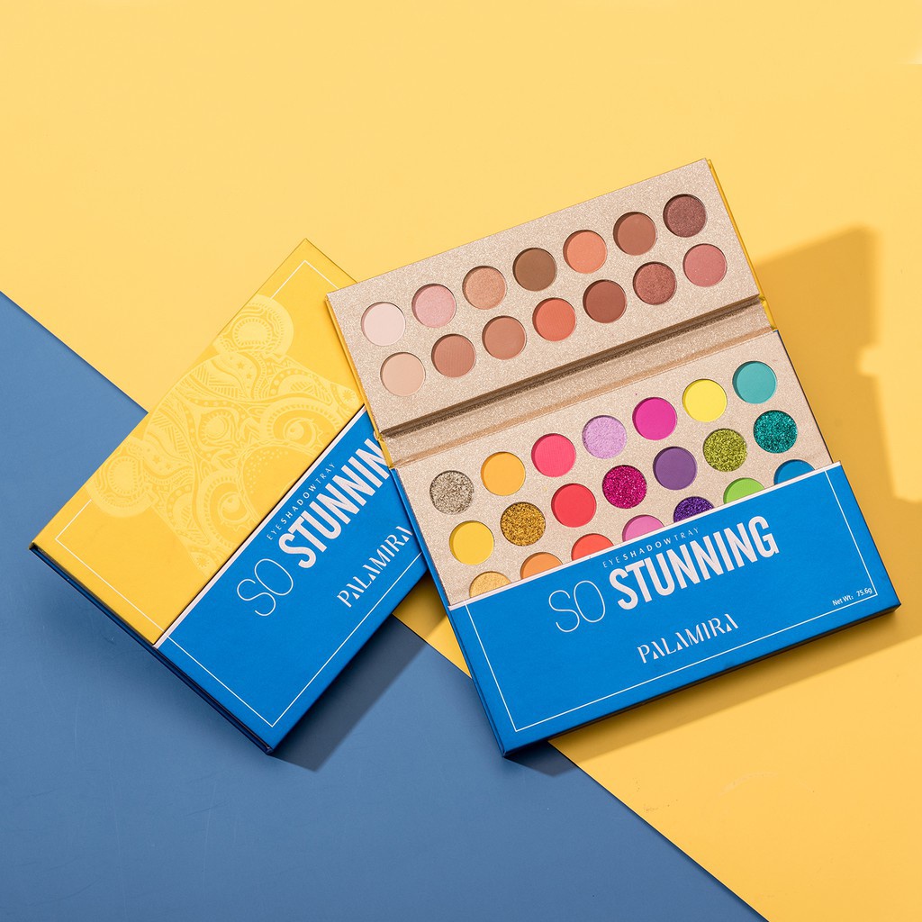 Bảng phấn mắt 63 màu BEAUTY GLAZED không thấm nước, bền màu và dễ lên màu | BigBuy360 - bigbuy360.vn