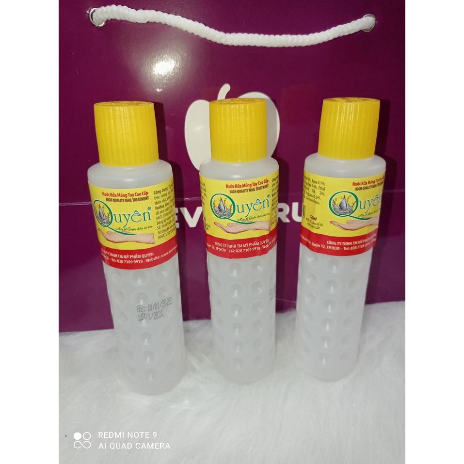 acetol, axitol, nước rửa móng quyên 125ml