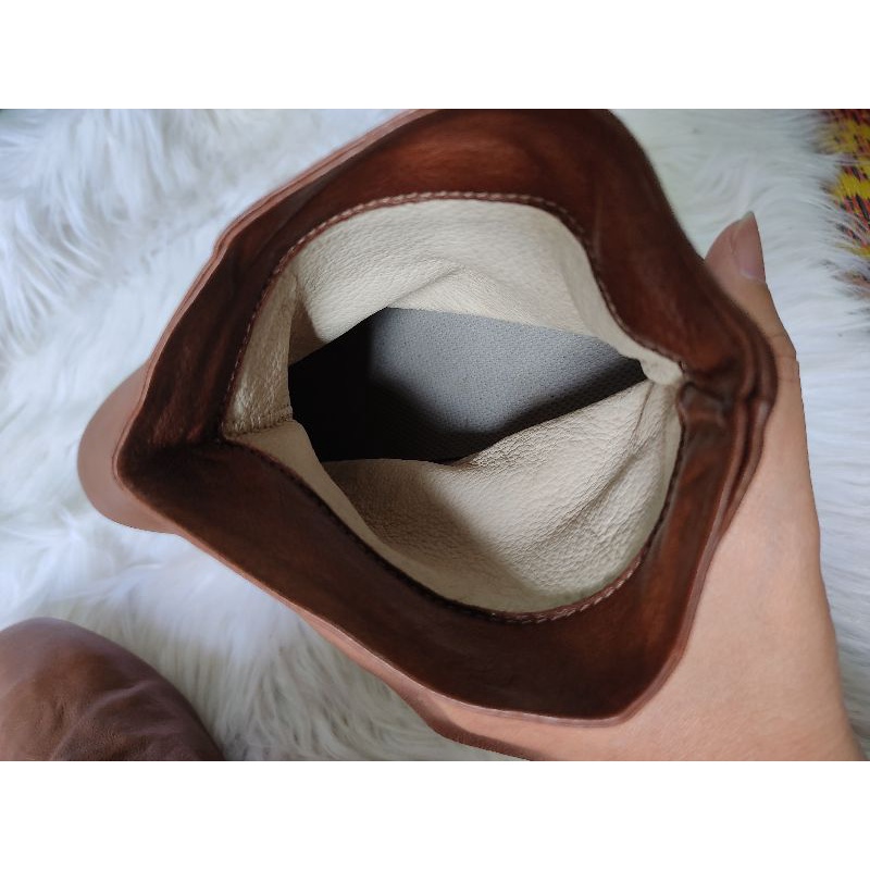 Bốt da thật size 36