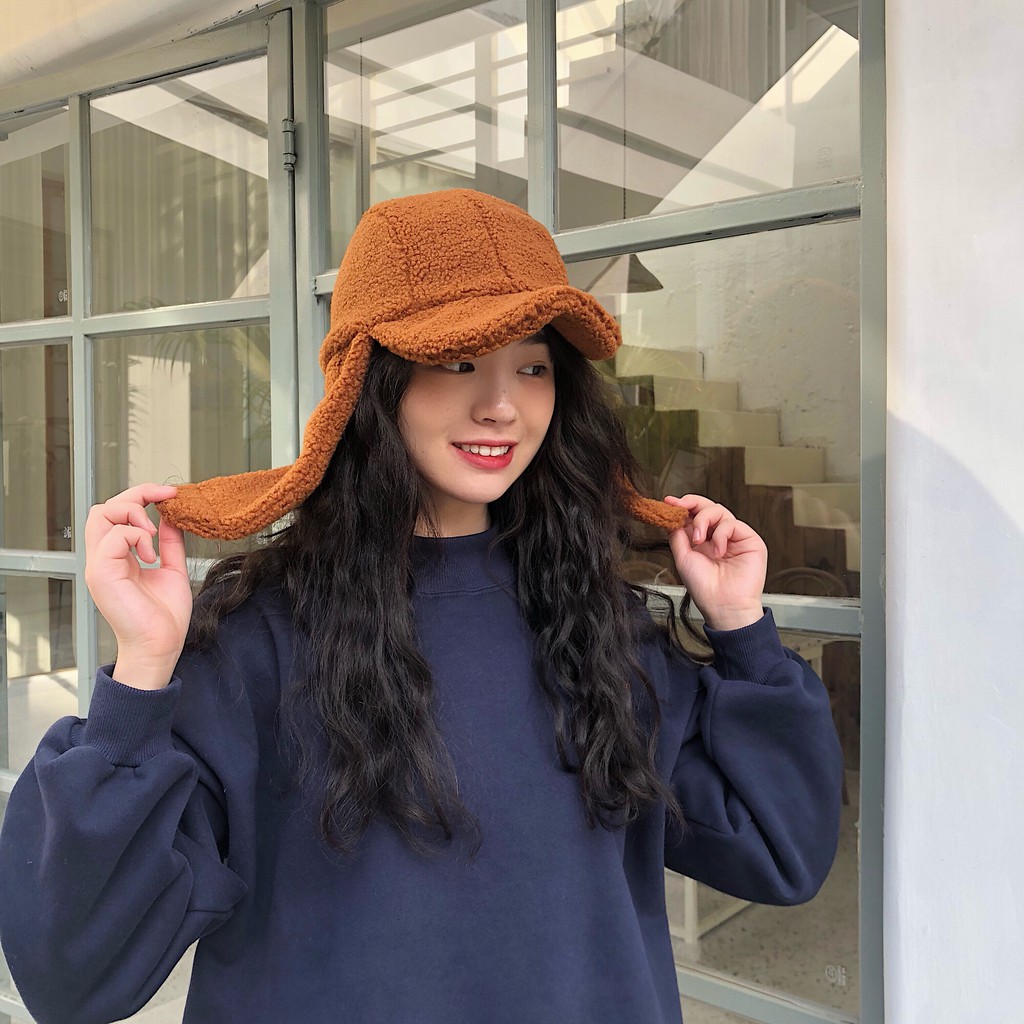 Mũ Beret Vải Cashmere Thời Trang Mùa Đông Hàn Quốc Cho Nữ