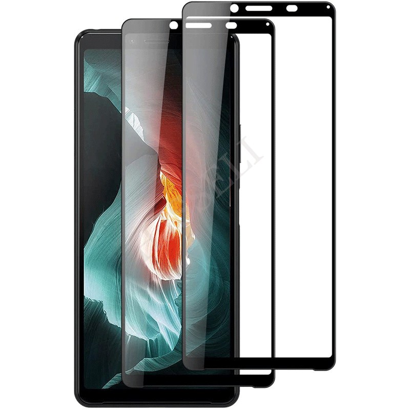 Bộ 2 kính cường lực bảo vệ toàn màn hình cho dòng Sony Xperia 10 ii 1 III Xperia 5