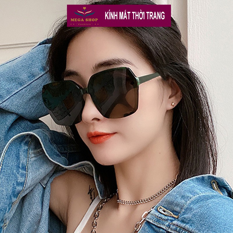 Kính râm thời trang cho nữ hot năm 2021 phù hợp đi biển, du lịch, dã ngoại, cực dễ phối đồ | BigBuy360 - bigbuy360.vn