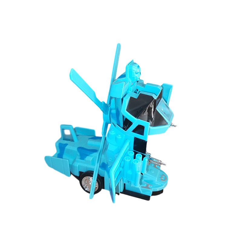 Máy bay biến hình robot cho bé tự động phát nhạc nhựa cao cấp siêu đẹp cho trẻ em