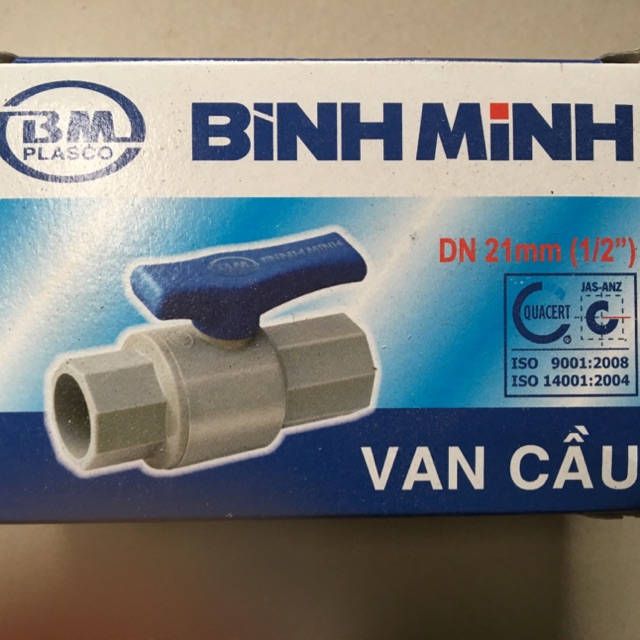 Van khóa nước PVC Bình Minh