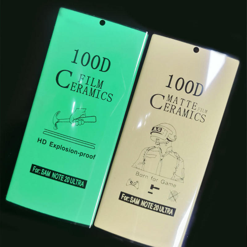 100D Matte Ceramics Glass Samsung Galaxy Note 20 Ultra Note 10 Note10 plus S21 S21+ S21 S20 Ultra S20 S20+ S8 S9 S10+ plus S7 EDGE Note 8 9 Screen Protector