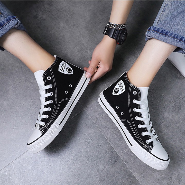 Giầy nam cổ cao phong cách Hàn Quốc CV35 | BigBuy360 - bigbuy360.vn