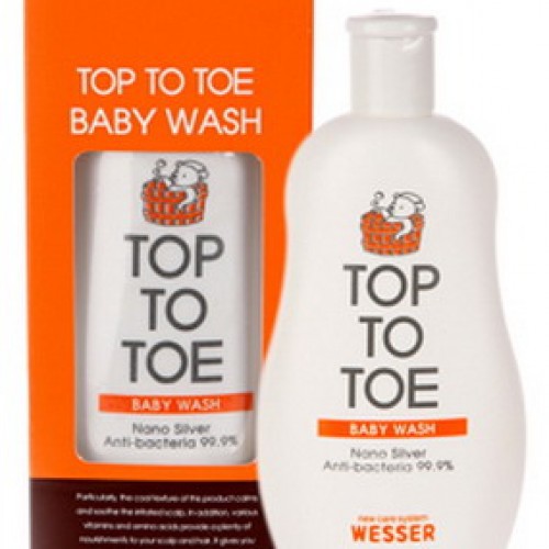 Sữa tắm gội Wesser Top To Toe 200ml Hàn Quốc sx 01/2021