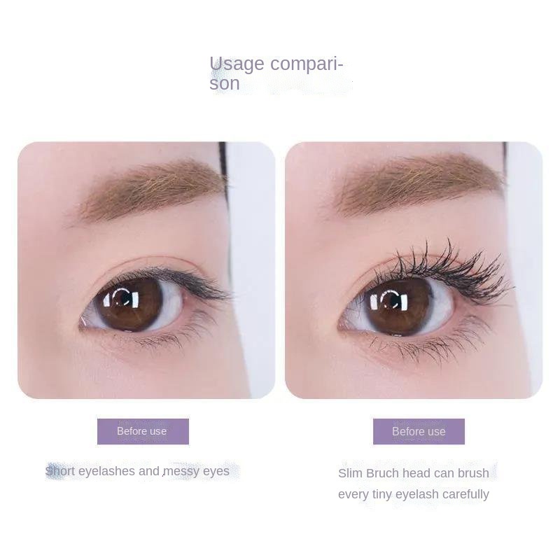 Mascara Kiss Beauty Màu Đen Đầu Cọ Mịn Chống Nước Chống Mồ Hôi Lâu Trôi
