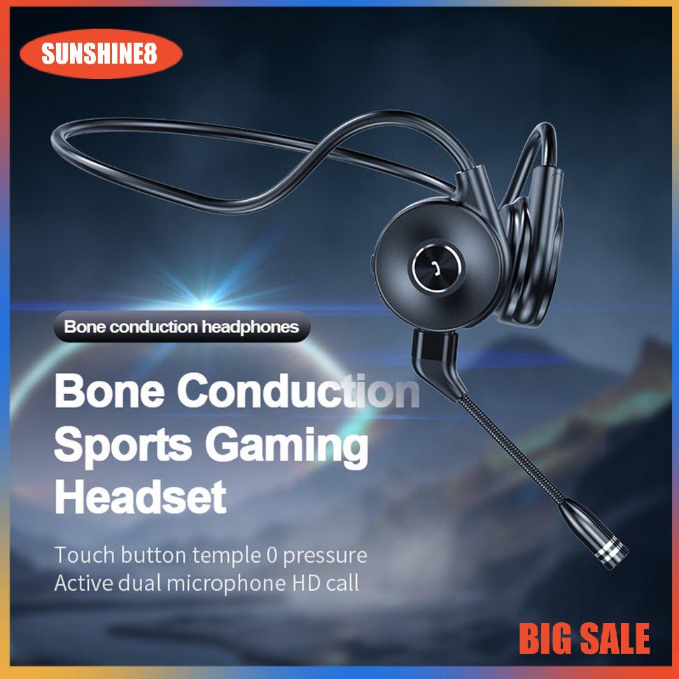 【SUN】M1 Bone Conduction Earphones With Ear-mounted Stereo Earphones With Microphone